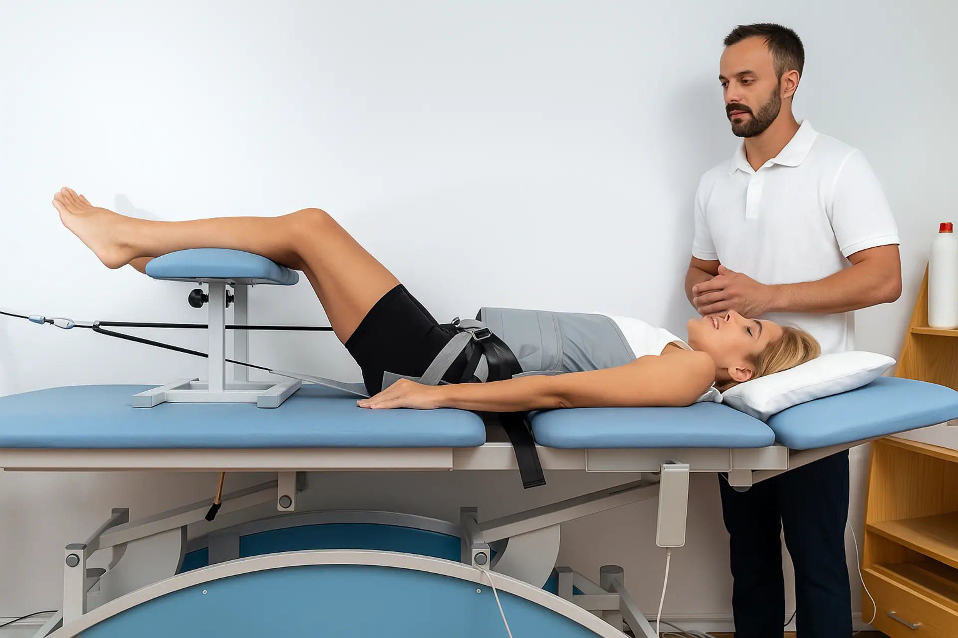 Traction for Lumbar Spondlysis